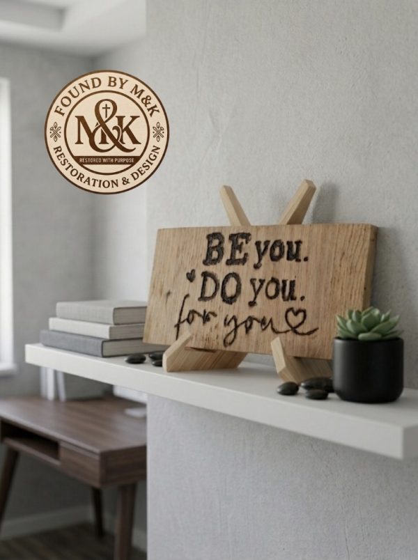 "Be You. Do You. For You." – Handcrafted Rustic Wood Sign